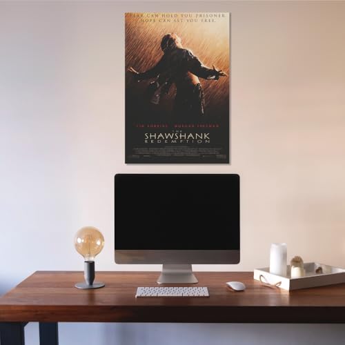 Image of Good Hope Hollywood Movie Shawshank Redemption Motivational Quote Poster (12 x 18 Inch) For wall decor home decor bedroom living room Gift Paintings wallpaper Hostel Boys Girls.