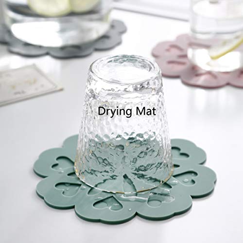 Set of 4 Silicone Trivet Mat - Hot Pot Holder Pads for Table & Countertop - Non-Slip & Heat Resistant Modern Kitchen Trivet for Dishes, Pots & Pans, Merlot Red - Image 6