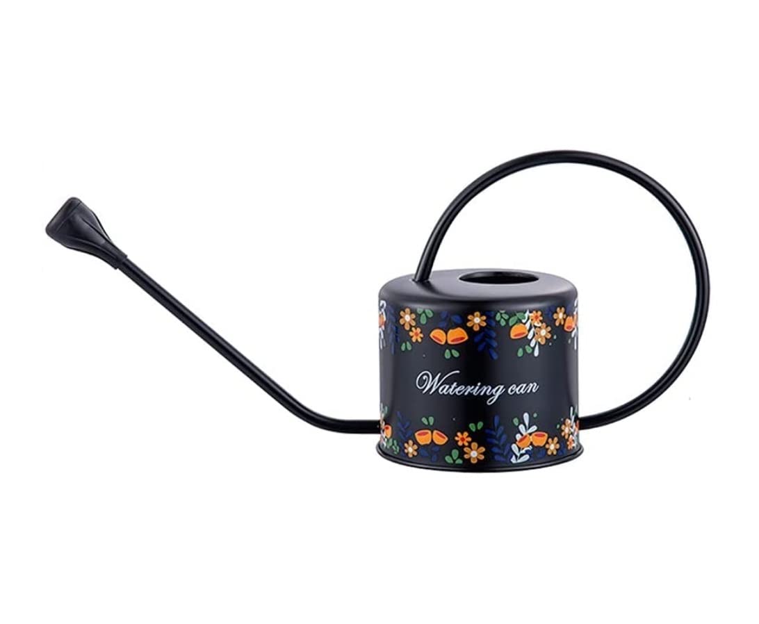Pulvérisateur Arrosoir Arrosoirs Long Bec Impression En Acier Pour Intérieur Extérieur Jardin Fleur Plante Arrosoir Vaporisateur Bec Jardin Spray Bouteille Spray ( Color : Black , Size : 41*13*20cm )