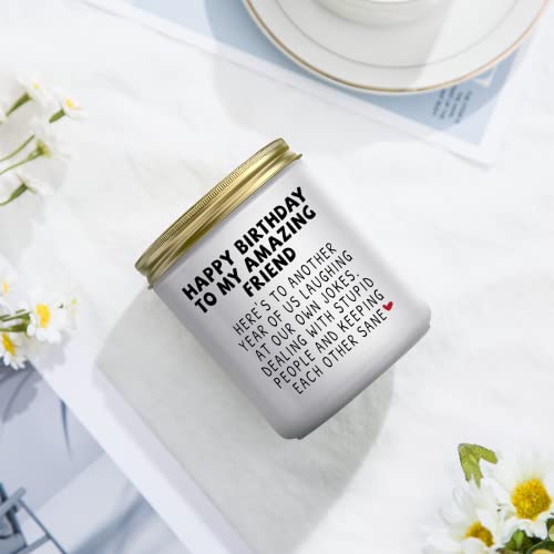 Jonico Happy Birthday Gifts for Women - Funny Best Friend Friendship Gifts for Women Friends, Birthday Gifts for Best Friend Bestie BFF Coworker Classmate Women, Lavender Candle Gifts - Image 3
