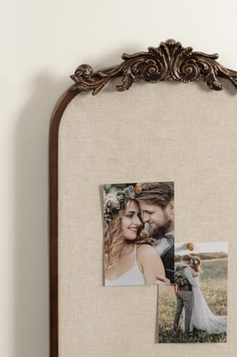 Image of Kate and Laurel Arendahl Framed Ornate Vintage Arch Pinboard for Wall