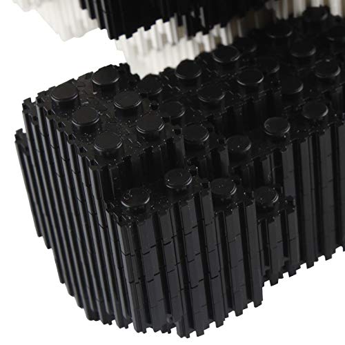 Larcele Panda Bausteine Spielzeug Bricks Tier Bauen Bauklötze,3689 Stücke KLJM-02 (Modell 2840) Mehrweg – Bild 4