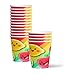 Two-ti Fruity 2nd Birthday Party Supplies Set Plates Napkins Cups Tableware Kit for 16