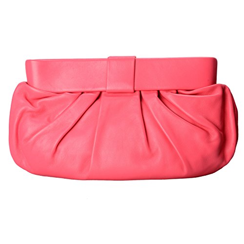 Bolsa feminina vermelha Valentino rosa 100% couro