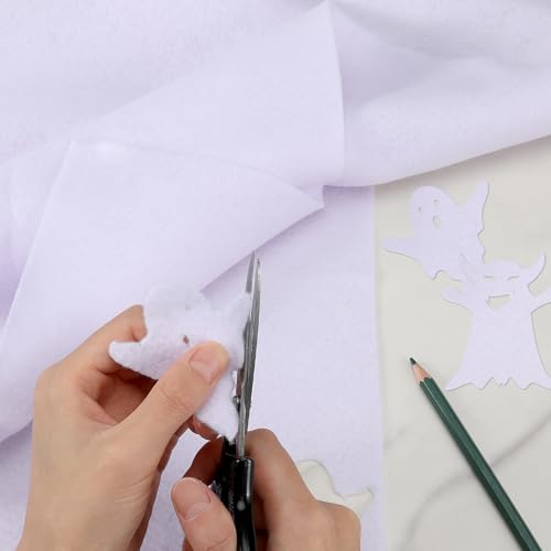 Premium 1.4mm Thick White Felt Sheets – 1 Yard x 1 Yard Soft Crafting Fabric for DIY Projects, Sewing, and Home Décor 7 Premium 1.4mm Thick White Felt Sheets – 1 Yard x 1 Yard Soft Crafting Fabric for DIY Projects, Sewing, and Home Décor - Image 6