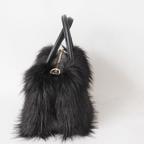 Bolso Tote de Mujer con Piel Sintética Suave y Esponjosa miniatura 4