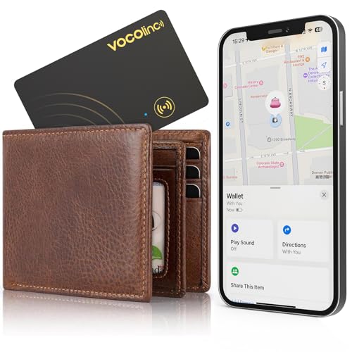 [Apple MFi Certified] VOCOlinc Air Card Tag Rechargeable Wallet Tracker 1.6mm 1 Pack, Item Finder Work with Apple Find My APP (iOS Only, Android not Supported), Bluetooth Locator for Luggage, Suitcase by VOCOlinc - Used condition - US$12.66