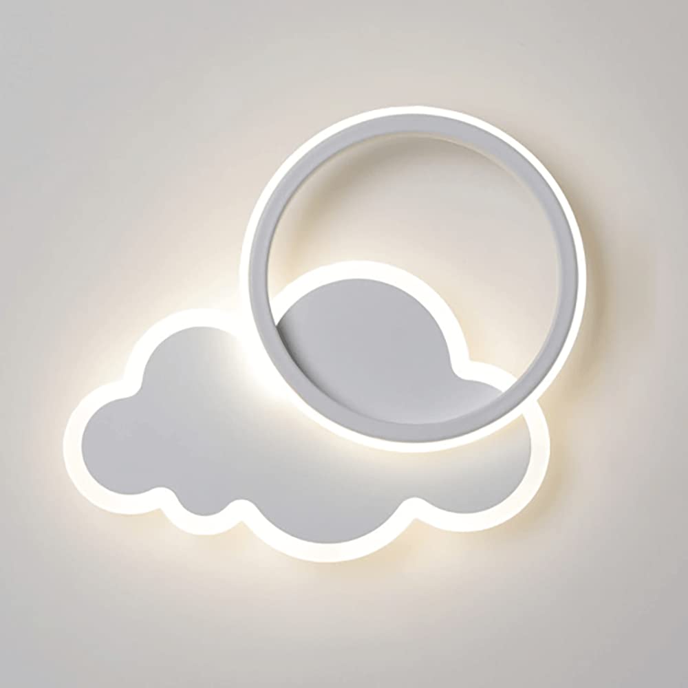 Aplique de pared LED de 20W con pantalla acrílica y metal