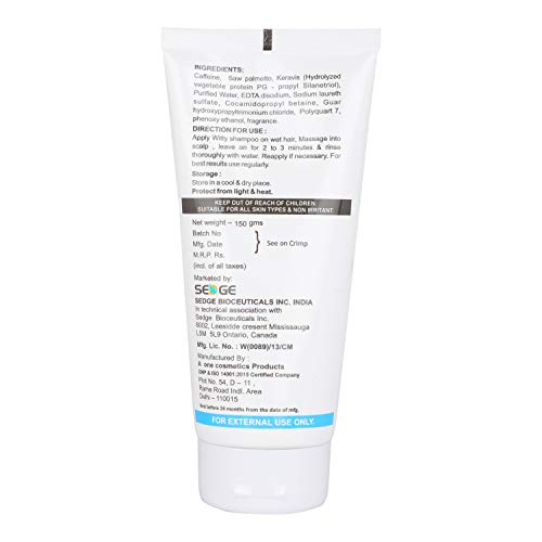 Image of SEDGE - Witty Anti-Hair Fall Shampoo - 150ML