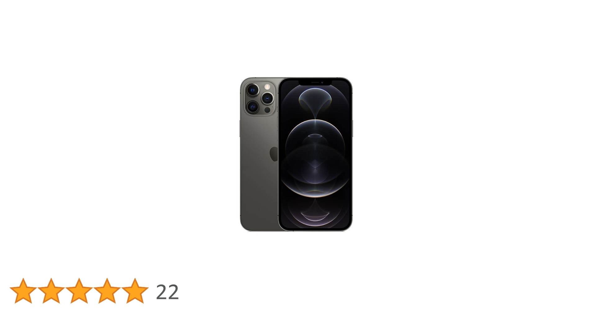 ［Luat］iPhone12 ProMax 256GB Graphite iPhone 12 Pro Max Apple 256GB Grafite 6,7” - Câm. Tripla