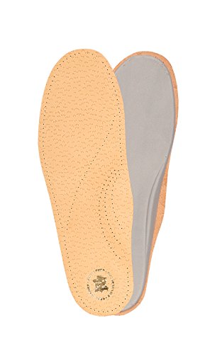 Semelles orthopédiques en cuir pour arc longitudinal tombé, inserts de chaussures pour pieds plats, pour hommes et femmes, cuir au tannage végétal, Kaps...