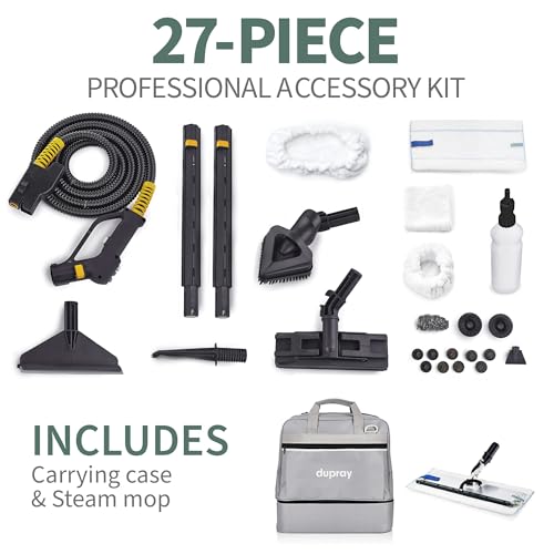 Dupray Hill Injection Steam Cleaner. A commercial-grade steamer, made in Italy, designed for professional deep cleaning, offering powerful performance and durability. *Kills 99.9% of Germs