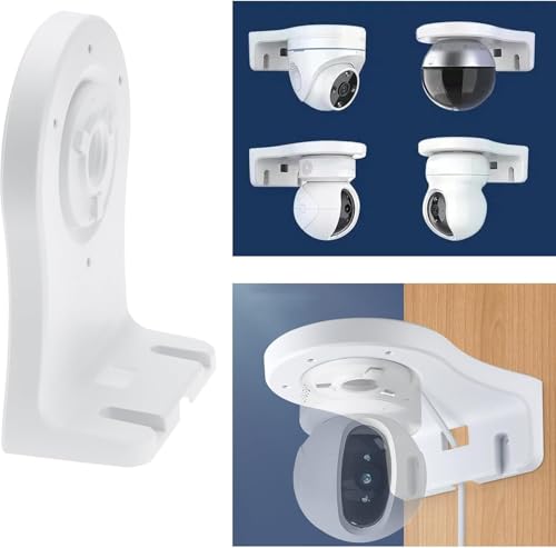 Image of Bectro PVC Indoor & Outdoor Wall Mount L-Type Mounting Bracket Specially Designed to be Compatible with EZVIZ C6 Series & C4 Series Smart CCTV Security Cameras