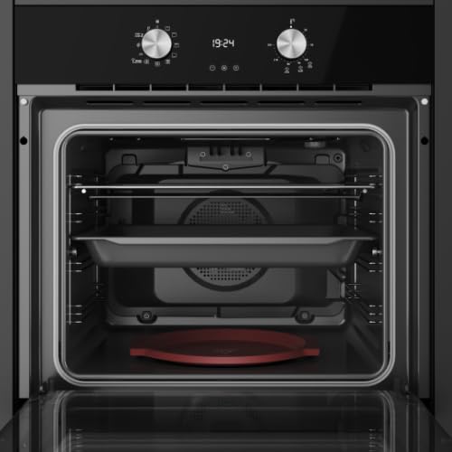 TEKA Horno Multifunción 60cm EasySteam 3 Temperaturas, 9 Funciones, Hydroclean PRO, Touch Control, 71/70L, HLB 8408 BK