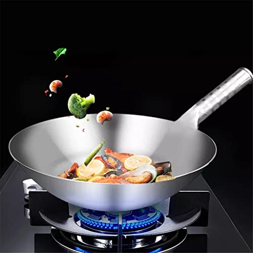 Wok de acero inoxidable con revestimiento antiadherente 32 cm miniatura 4