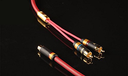 Amazon | SI-LINK 6N OFC RCAメス-2RCAオス RCA変換ケーブル