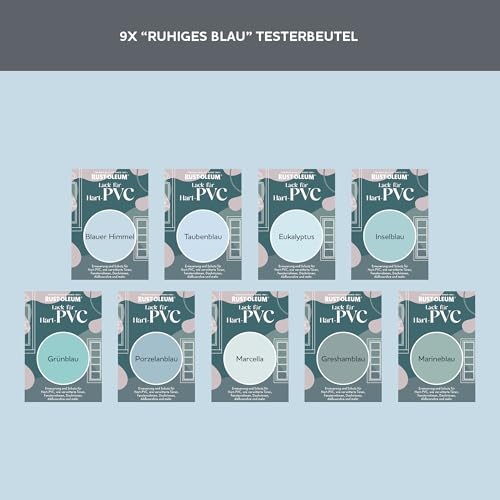 PVC-Lack Testerbox - Ruhiges Blau - Matt