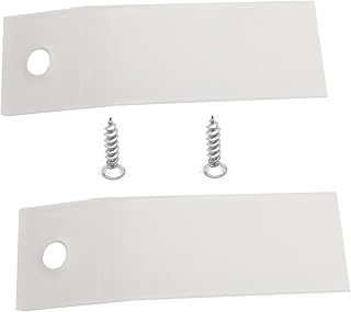 50pcs Furniture Chest Drawer Bottom Repair Fixing Non-Slip Drawer Stops,with Screws,for Dressers, Hutches（60mm/2.36Inch）