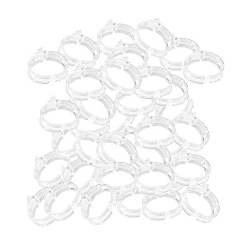 KHATI 200x Plastic Plant Support Garden Clips Cucumber Vines Clips Twine Clips