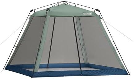 Coleman Skylodge Portable Screenhouse with 1-Minute Setup, Screened Gazebo for Bug-Free Lounging, Outdoor Sun Shade for Picnic, Events, Parties, Camping, & More