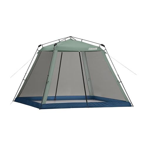 Coleman Skylodge Portable Screenhouse with 1-Minute Setup, Screened Gazebo for Bug-Free Lounging, Outdoor Sun Shade for Picnic, Events, Parties, Camping, & More by Coleman - Used condition - US$106.32