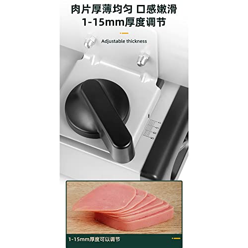 Cortadora eléctrica semi automática para carnes y vegetales 220V miniatura 6