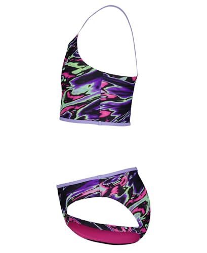 Image of Under Armour Girls' Two Piece Bikini Swimsuit, UPF 50+ Sun Protection, Quick Drying Bathing Suit