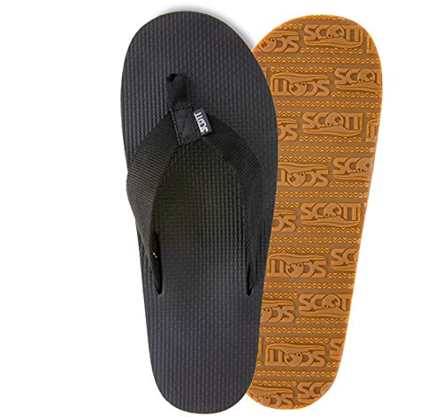 Scott Hawaii Men's Paha Sandal | Tubular Nylon Strap Rolls Against Skin | Non-marking No-slip Outsole | No Arch Flip Flop2
