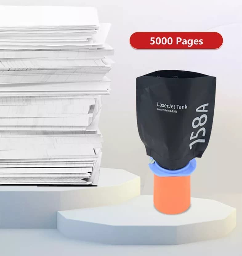 Image of DR Cartridge POINT158A (W1580A) Black Toner Reload Kit Compatible forLaserjet Tank MFP 1005 (HP 158A (W1580A))