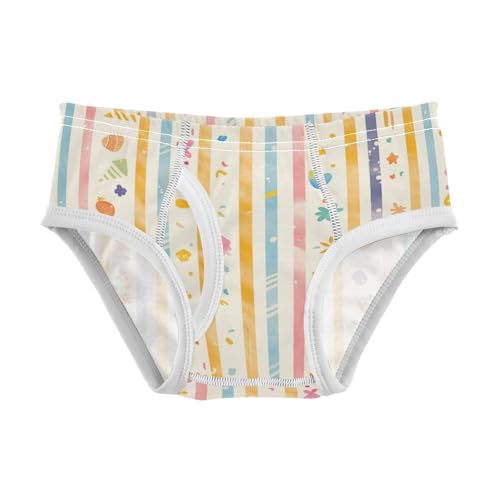 Stripes Tiny Dots Minimalist Toddler Boys' Cotton Kids Underwear Cute Undies