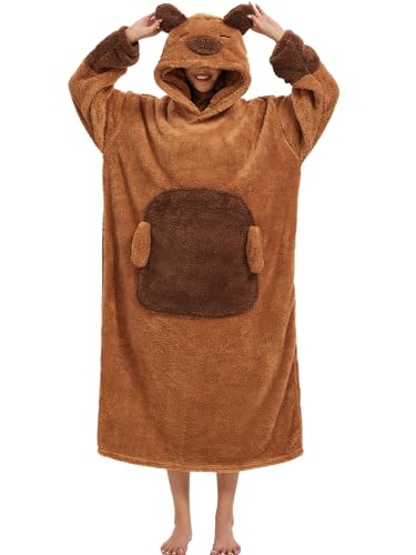 LATH.PIN Hoodie Decke Tragbare Verlängert Übergroße Oversized...