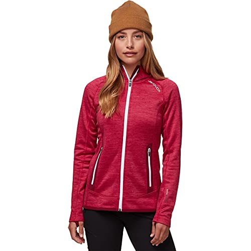 ORTOVOX Damen Fleece Space Dyed Hoody W Sweatshirt, rot (hot Coral Blend),...