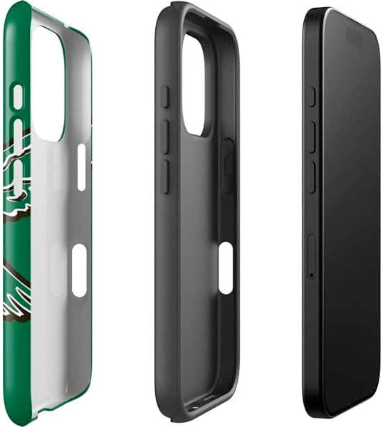 Skinit Impact Phone Case Compatible with iPhone 16 Pro - Officially Licensed NFL Philadelphia Eagles Retro Logo Design
