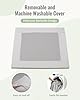Blissful Diary Ultra Soft Baby Play Mat, 50x50 Floor Mat with Removable & Washable Slip-On Cover for Babies and Toddlers Infants, Light Grey #2