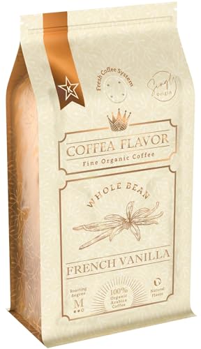 Café en grano sabor vainilla francesa 100% arábica orgánico miniatura 5