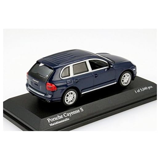 Minichamps 640066210 - Coche de colección Porsche Cayenne S'06, azul metalizado - escala 1/64