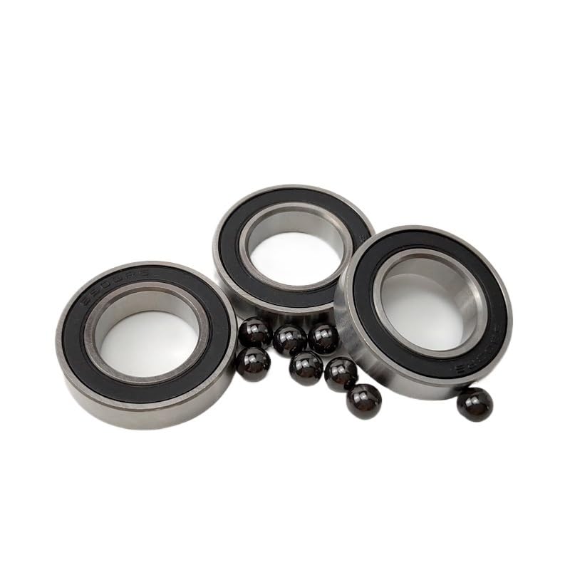 Bearing Steel Silicon Nitride Ceramic Ball Bearings 6900 6901 6902 6903 6800 6801 6802 15267 2RS Self-lubricating Insulation(6802 15x24x5mm)