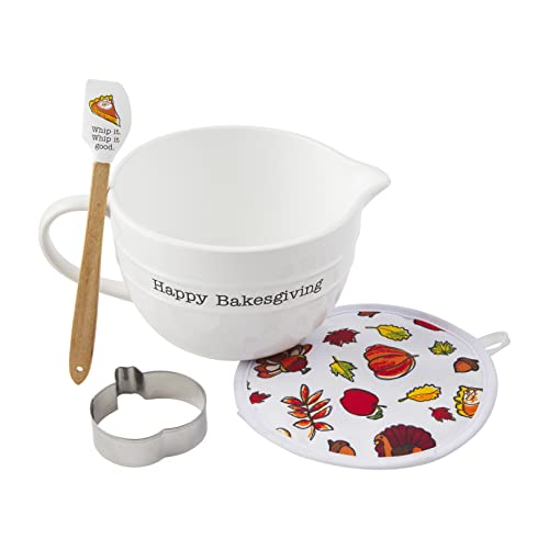 Set de 4 Tazones para Mezclar Mud Pie Blanco 10" x 5.3" miniatura 2