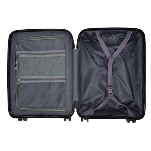 Mala de Bordo Swiss Go Santorini em Polipropileno para Viagem com Cadeado TSA e Rodas Duplas 360º Pr