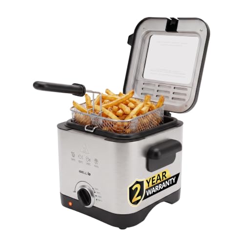 IBELL 1.5L Electric Deep Fryer Machine for Home 1500W, Transparent Lid, low oil consumption,...