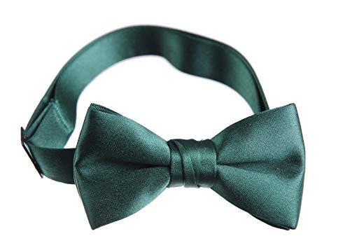 Tuxedo Park Classic Pre-Tied Bow Tie Formal Tuxedo for Toddlers and Boys, Hunter Green (Hunter Green)