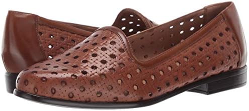 Trotters womens Liz Open Weave Ballet Flat, Brown, 6 Wide US | Image 6