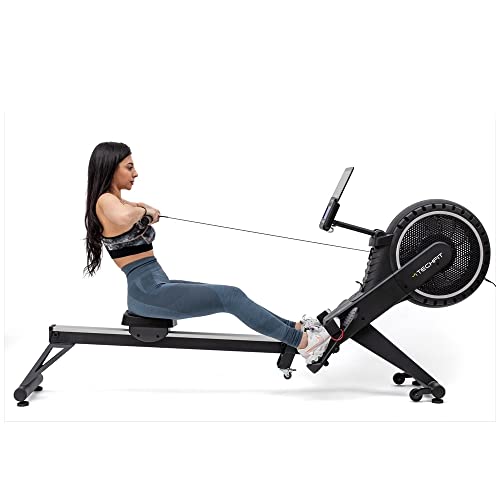 TechFit Rudergerät für zu Hause, magnetisches Bremssystem, geräuscharm, wartungsfrei, Schwungmasse: ca. 4,5 kg… – Bild 4
