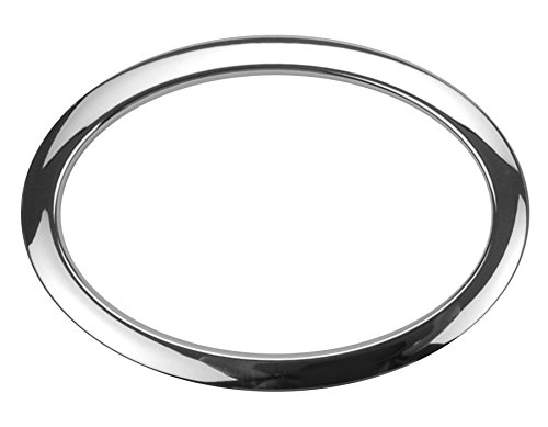 Bass Drum O's - 6" Chrome Oval