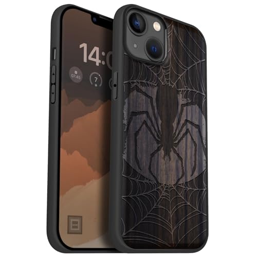 Coque iPhone 14 Plus antichoc étui bois robuste anti-rayures Magsafe