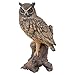 Dehner Dekofigur Eule, ca. 37 x 16.5x20cm,Polyresin,braun/grau