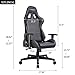 GTRACING Gaming Chair,Ergonomic Racing Desk Chair with Adjustable High-Back,Professional Chair with Headrest and Lumbar Pillow GTBEE Series (Black)