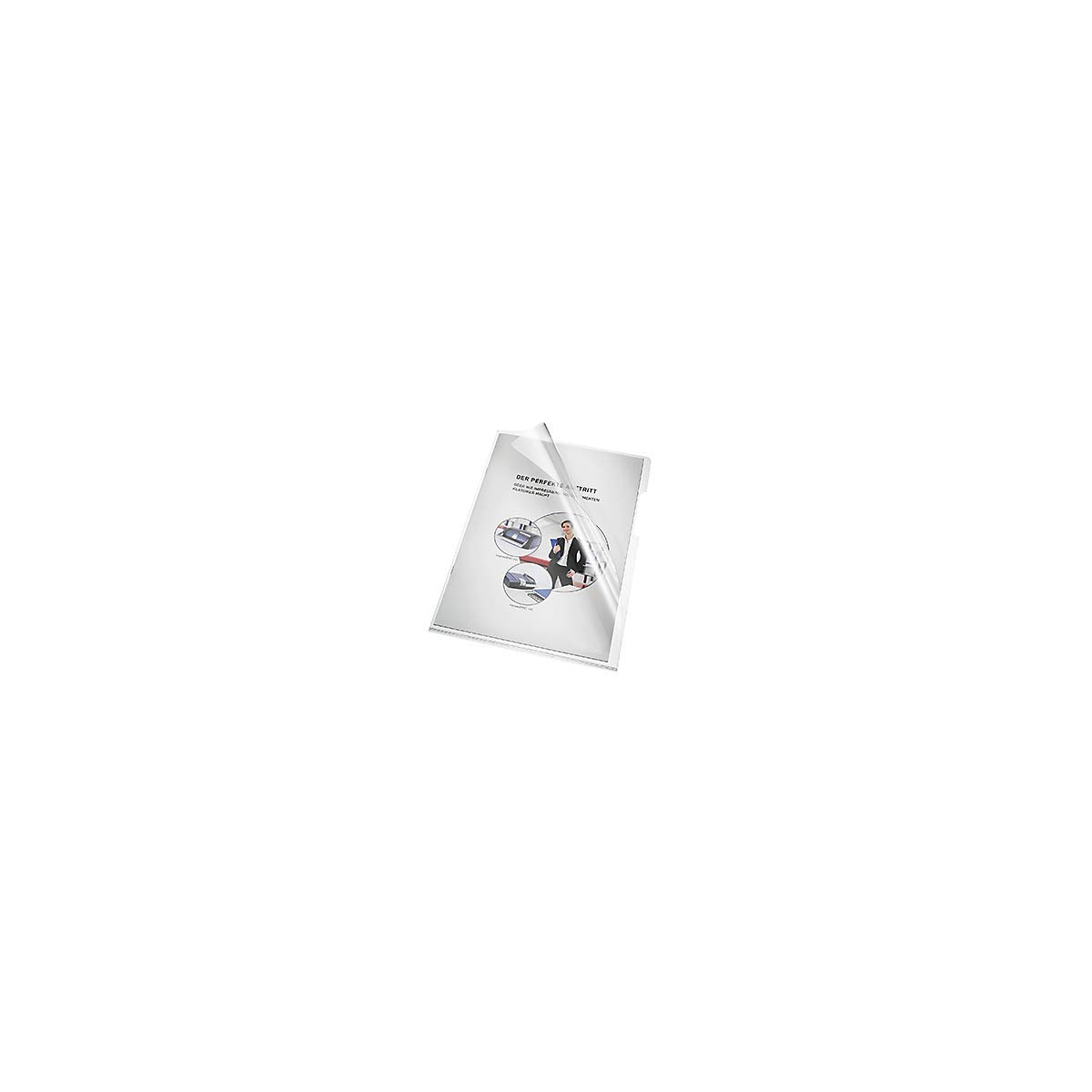 Bene Klarsichthüllen A4, blau/205000 PVC 150my Inh.100