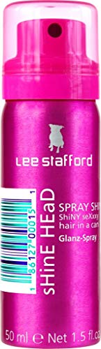 Spray para la cabeza Lee Stafford que da brillo, no graso, pelo brillante sexy, tamaño de viaje, 50 ml.