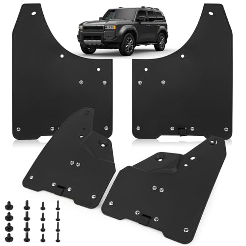 Image of Mud Flaps Mudguard for 2024 2025 To-y-0t-a Land Cruiser 250 1958 Prado Lc250 J250 Cover Fender Mudflaps Wing Splash Guards Mud Flaps